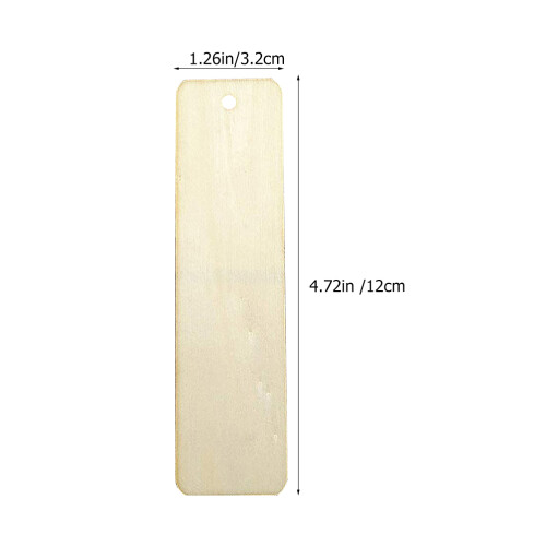 20 Holz Lesezeichen Mit Schnüren 1