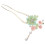 Hair-Chopstick Glazes -Haarstäbchen Für 11