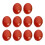 10 10x14mm Rot Oval Für Schmuckgestaltung 1