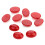 10 10x14mm Rot Oval Für Schmuckgestaltung 11