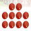 10 10x14mm Rot Oval Für Schmuckgestaltung 8