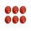 10 10x14mm Rot Oval Für Schmuckgestaltung 6