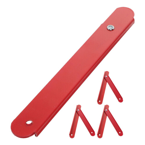 Ladder Hinge Red Galvanized Steel 4pcs 8.7x1.1x0.4in