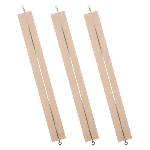 3Pièces Kit Réparation Bandes Chauffeuses Beige Résistant Et Durable