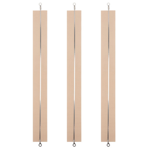 3Pièces Kit Réparation Bandes Chauffeuses Beige Résistant Et Durable 2