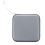 Cd Case Plastic Silver Portable For Home Use 1pack 6.1x6.1in 4