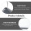 Cd Case Plastic Silver Portable For Home Use 1pack 6.1x6.1in 10
