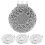 4Stk. Metall Golfball-Marker Hut-Clips 1