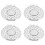 4Stk. Metall Golfball-Marker Hut-Clips 11