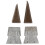 4 Pcs Wedges For Axe Handle Replacement Log Splitting Silver 11