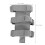 Maintien Extincteur En Nylon Gris Durable Pour 2