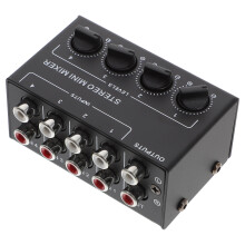 4 Audio Mixer Passieve Stereo Mini Mixer