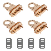 Security Twist Lock Zinklegering Zwart 4