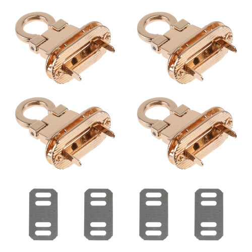 Security Twist Lock Zinklegering Zwart 4