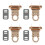 Security Twist Lock Zinklegering Zwart 4 3