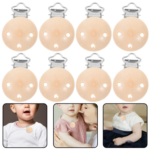 8 Pacifier Clips Baby Speelgoed 1