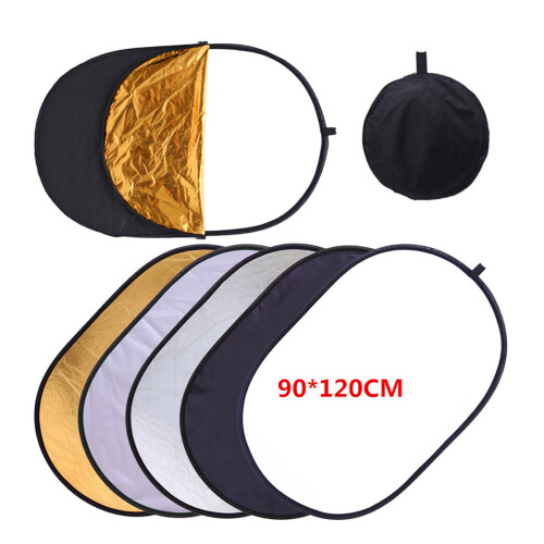 5 In 1 Reflector 90x120 Cm Draagbare Fotografie Diffuser 1
