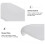 Relaxatie Badkussen Wit 1-Pack 10,6X5,5 Inch 6