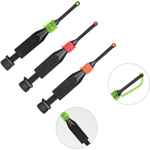 Fiber Optics Bow Sight Replacement Pins, Three-Pack, Bright Color, Compatible With Recurve And Compound Bows 2