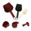3Pcs Small Red Garden Tools Plastic Soil for Home Gardening 4
