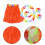 Hawaiian Set Mit Simulation Orange 11
