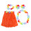 Hawaiian Set Mit Simulation Orange 10
