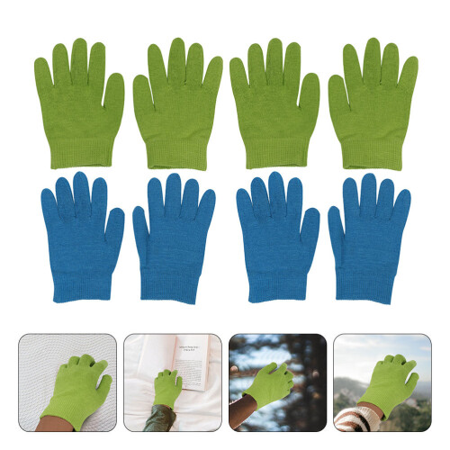 4 Paar Winterpflegehandschuhe Feuchtigkeitsspendend Spa 1