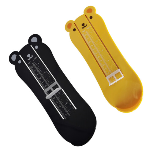 2Stück Fußmessgerät Messlineal Universeller Schuhmesser 2