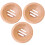3Pcs Handmade Bamboo Soap Dish Lightweight Soap Drying Tool Beige 2