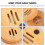 3Pcs Handmade Bamboo Soap Dish Lightweight Soap Drying Tool Beige 7