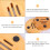 3Pcs Handmade Bamboo Soap Dish Lightweight Soap Drying Tool Beige 10