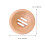 3Pcs Handmade Bamboo Soap Dish Lightweight Soap Drying Tool Beige 6