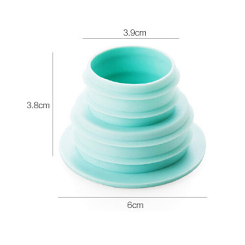 4Pièces Bouchon Flexible Étanchéité Durable Anneau Anti-Odeur Coloré 1