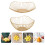 2Stk Obstschalen Hohle Obstbehälter Snack 5