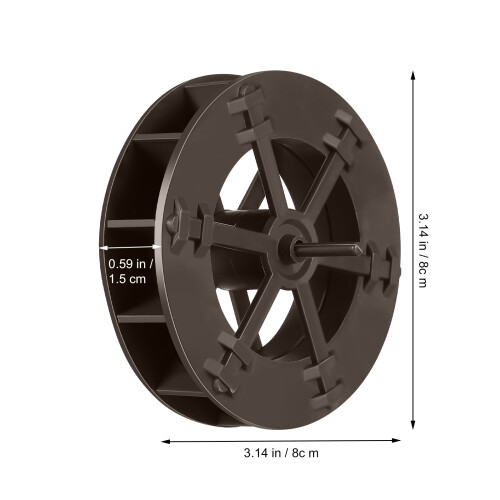 2Stk Diy Wasserfall Zubehör Wasserrad 1