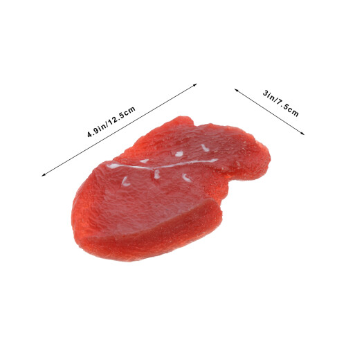 Künstliches Rindfleisch, Simulierte Scheiben, Lebensmittelprobe 1