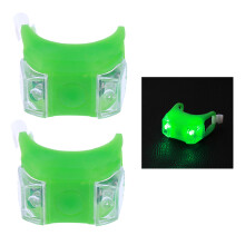 2 Stk. LED Frontlicht Und Rücklicht Für Fahrrad, , Grün