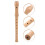 Draagbare Voor Beginners, 8-Gats, Beige, Perzikhout 8