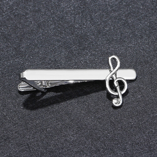 2 Zilverkleurige Legering Dasclip Mode Dasstok 2