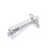 2 Zilverkleurige Legering Dasclip Mode Dasstok 7