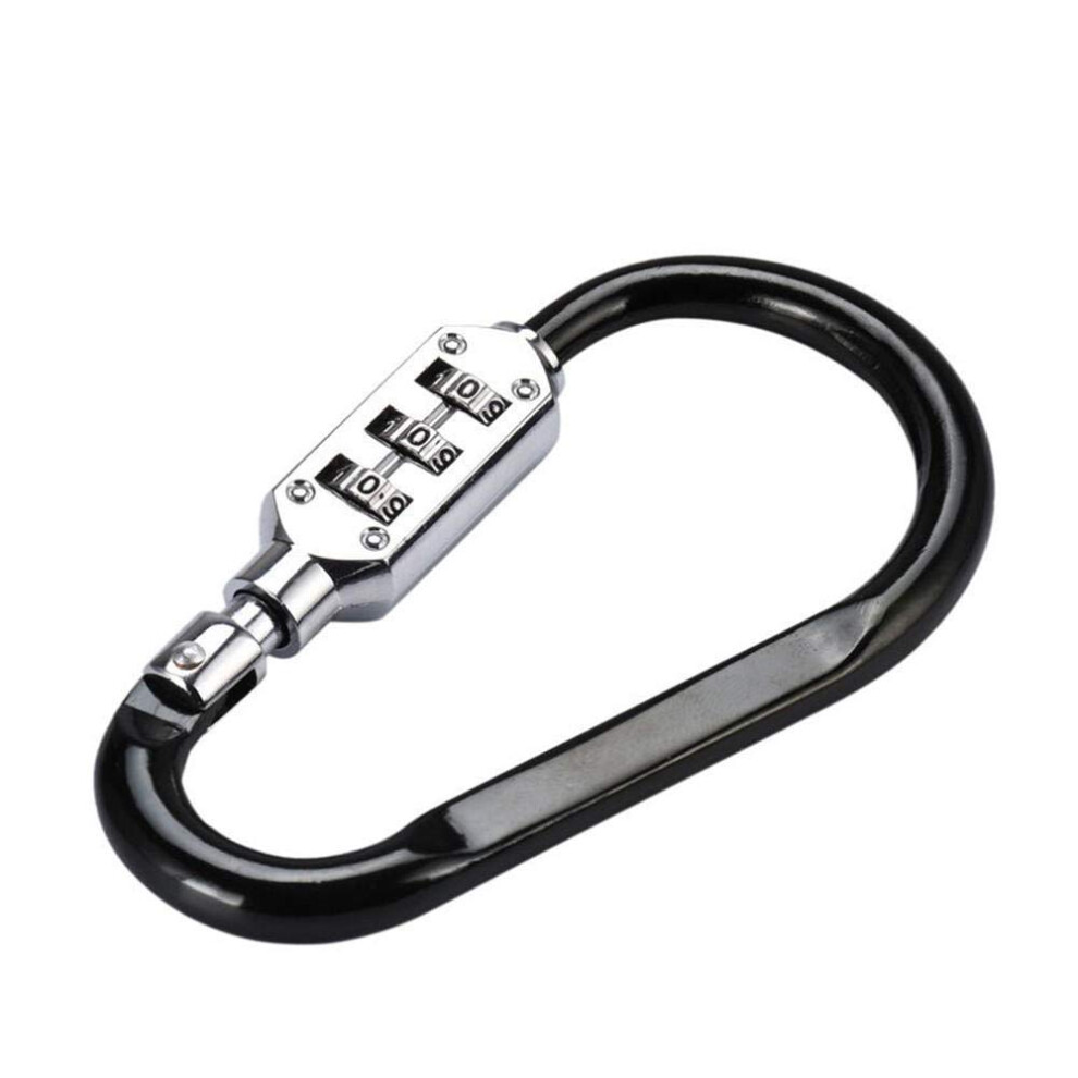 Extended Wire Rope Lock Password Lock For Motorcycle Helmet Security Anti Theft Black 9393856325764