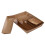 5 Serviertablett Kraftpapier Beschichtet Bootförmig 20 X 6 X 3 Cm 11
