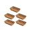 5 Serviertablett Kraftpapier Beschichtet Bootförmig 20 X 6 X 3 Cm 8