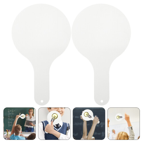 2Stk Handheld Whiteboard Aus Holz, Abwischbar Für 2