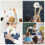 2Stk Handheld Whiteboard Aus Holz, Abwischbar Für 10
