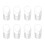 10Stk 80Ml Mini Dessertgläser Schräg Appetithäppchen 7