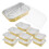 10 Sets Aluminiumfolienpfannen Mit Deckeln, Einweg-Backformen 1