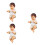 3 Jesus Baby Harzfigur Religiöses 8