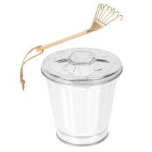1Set Lichtgewicht Gouden Desktop Afvalbak Voor Huisdecoratie
