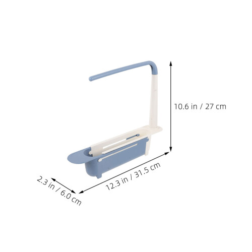 Sink Halter Teleskopischer Spülschwamm Ablage 1